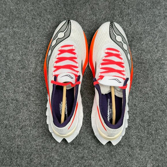 Saucony Endorphin Pro 4 Running Shoes Men's Size 10 White Athletic Run Training - Picture 9 of 12